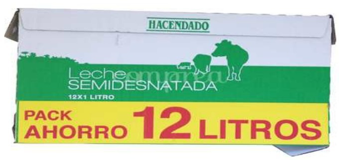 Mercadona leche semi desnatada