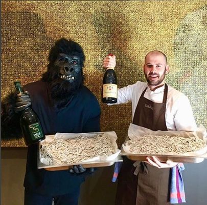 Gorak, el gorila foodie influencer