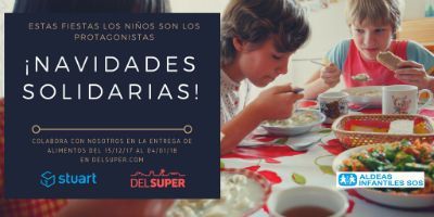 Stuart y DelSúper llevan la donación de alimentos para Aldeas Infantiles SOS al e-commerce Foto de stuart