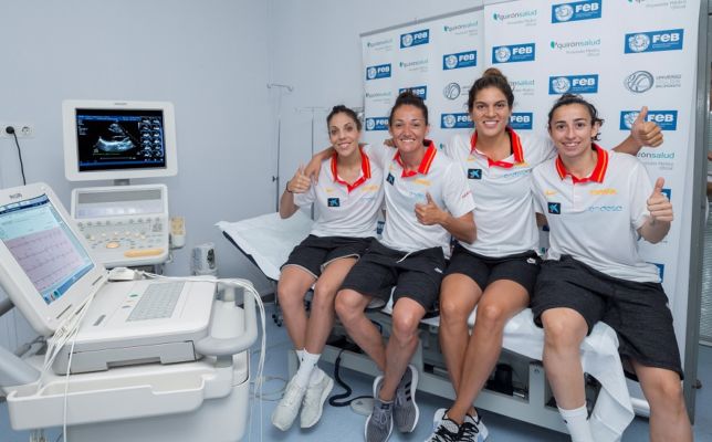 Quirónsalud pone a punto la salud de la Selección Española Femenina de Baloncesto