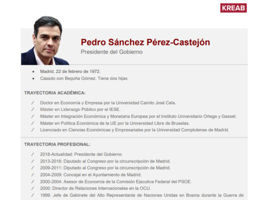 Así es el Gobierno 'masterizado' de Pedro Sánchez 3 Merca2.es Currículum de Pedro Sánchez.