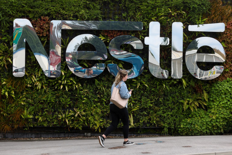 Logo de la compañía Nestle Fotografía: Simon Dawson/Bloomberg