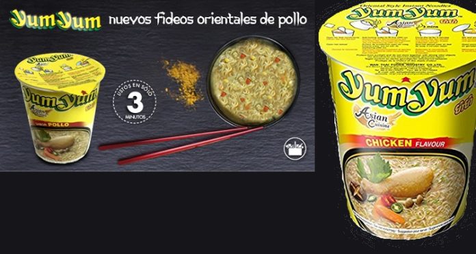 Mercadona fideos Yum Yum Merca2.es