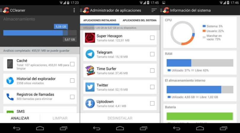Si quieres liberar espacio en tu móvil esto es lo que tienes que hacer 8 Merca2.es CCleaner en Android