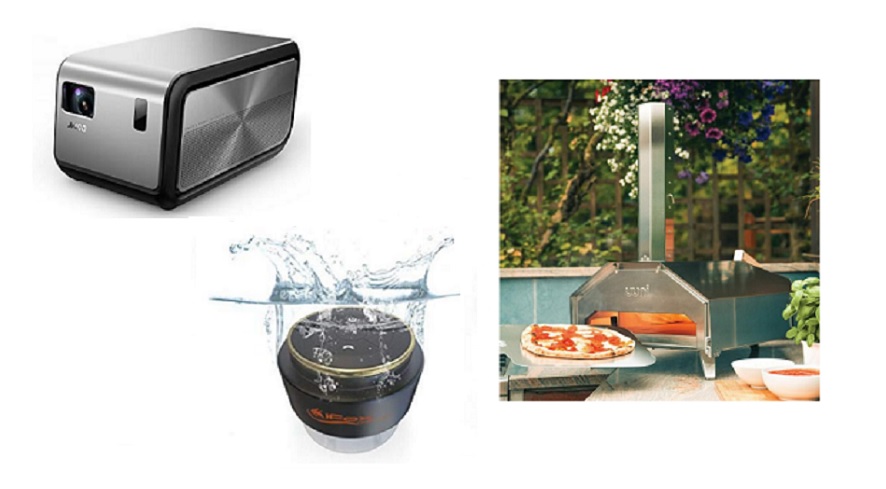 Decoración y accesorios para fiestas en la terraza y jardín