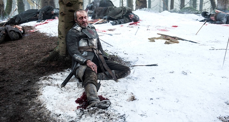 Stannis Baratheon y el fallo del cargador portátil Juego de Tronos