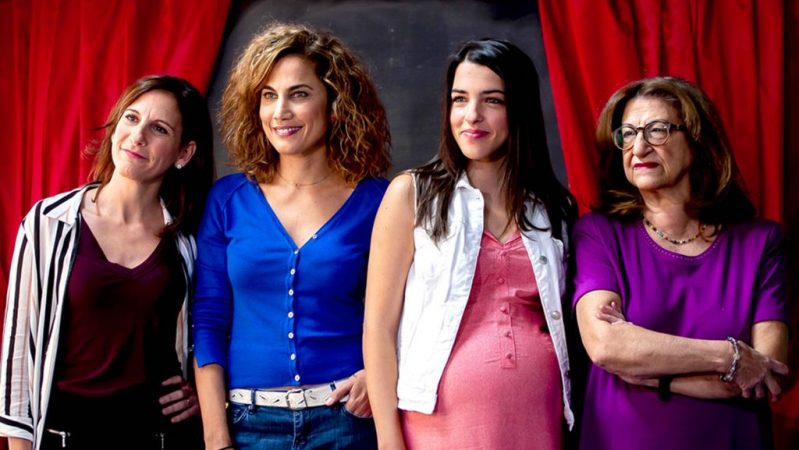 Actrices españolas posando Telecinco