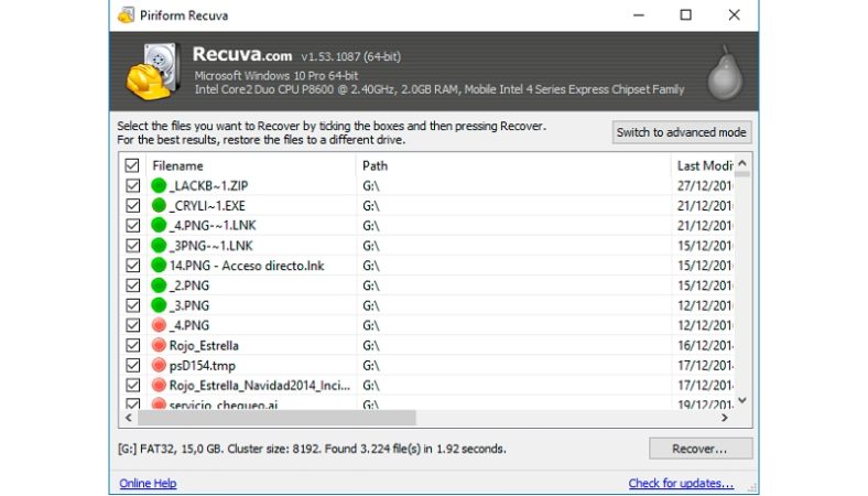Windows: Los pasos para recuperar archivos borrados accidentalmente 6 Merca2.es Rescuva buscando