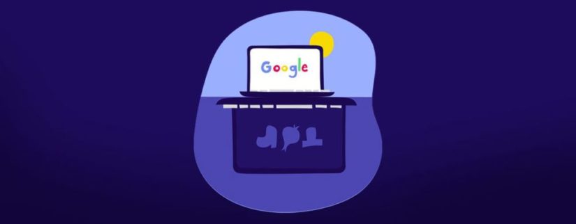 Dark web: La historia del lado oscuro de la red 5 Merca2.es Dibujo representando Google en la superficie y dark web e la profundidad