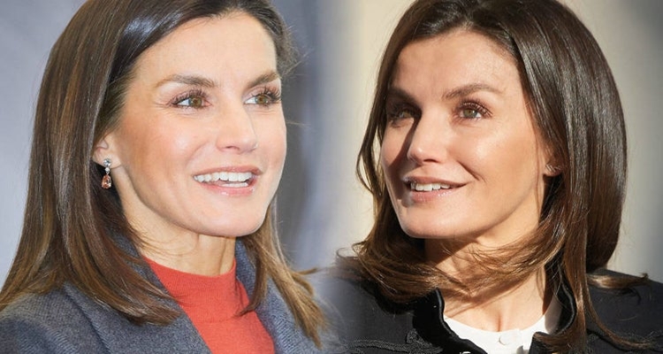 Letizia diferentes retoques estéticos casa Real