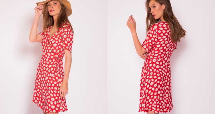 vestido rojo de sara carbonero