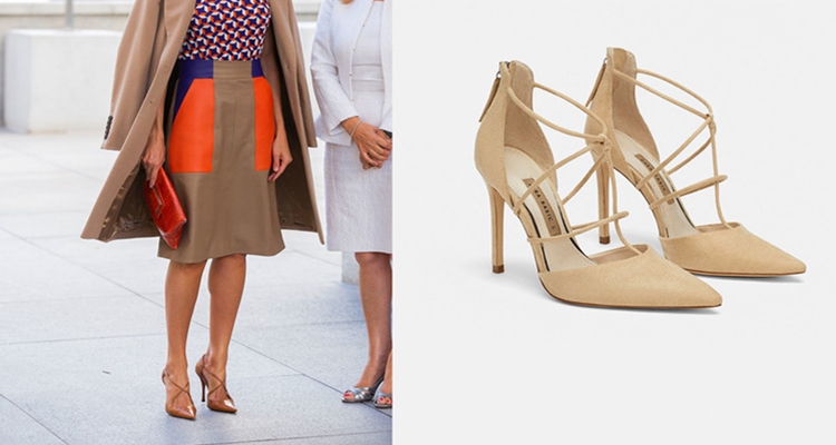zapatos de zara que Doña Letizia luce