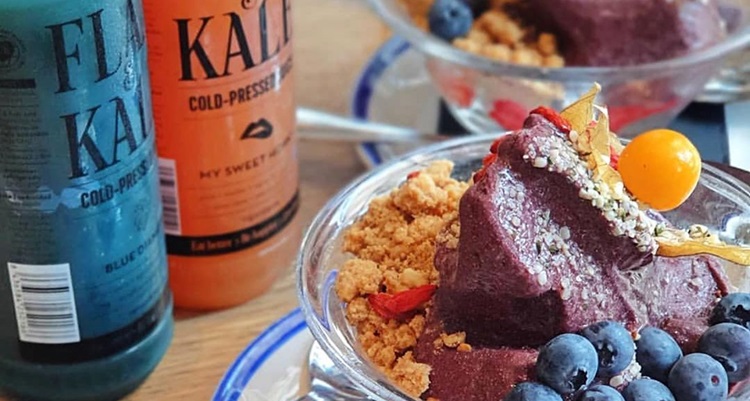 El restaurante Flax  Kale