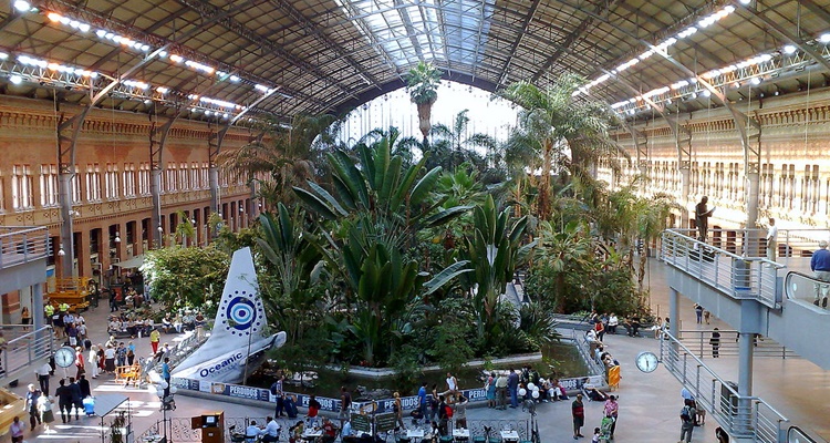 Estacion de Atocha Madrid Espana