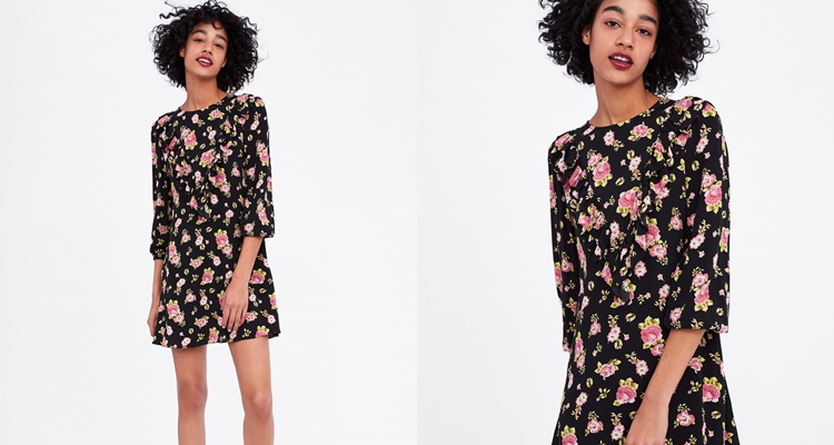 Vestido con estampado floral