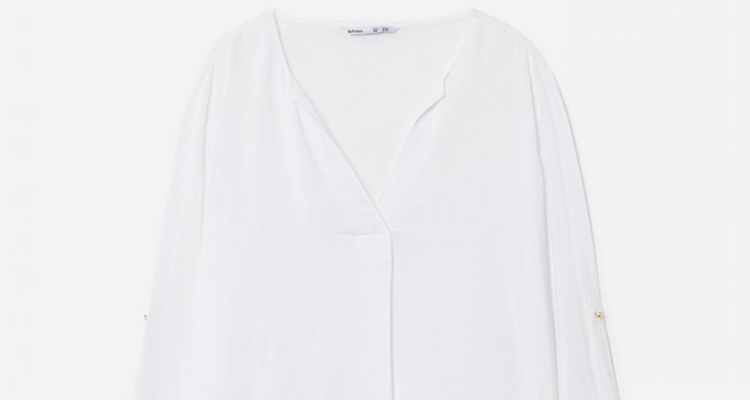 María Pombo colección Lefties: Blusa con escote en V