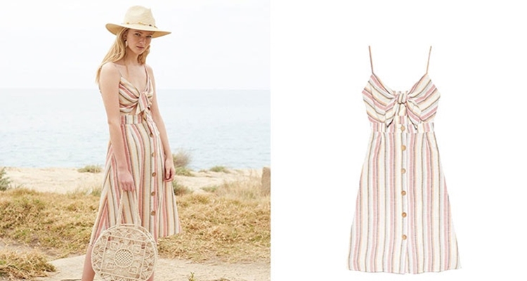 Stradivarius el vestido con nudo