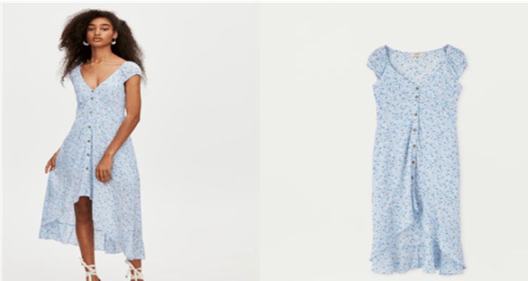Pull&Bear: el vestido midi de tendencia