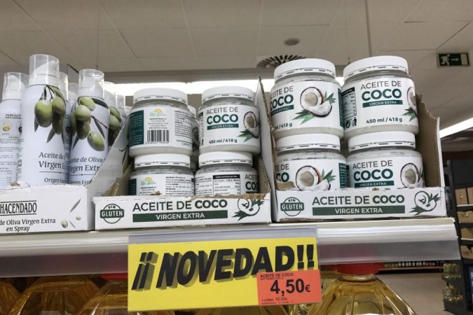 Aceite de coco de Mercadona