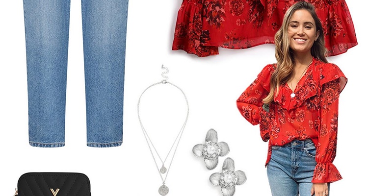 Blusa con volantes de Primark