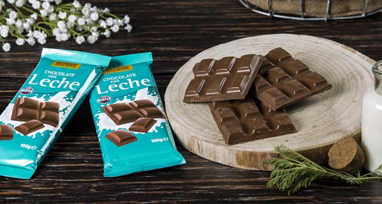 Chocolate con leche para celiacos