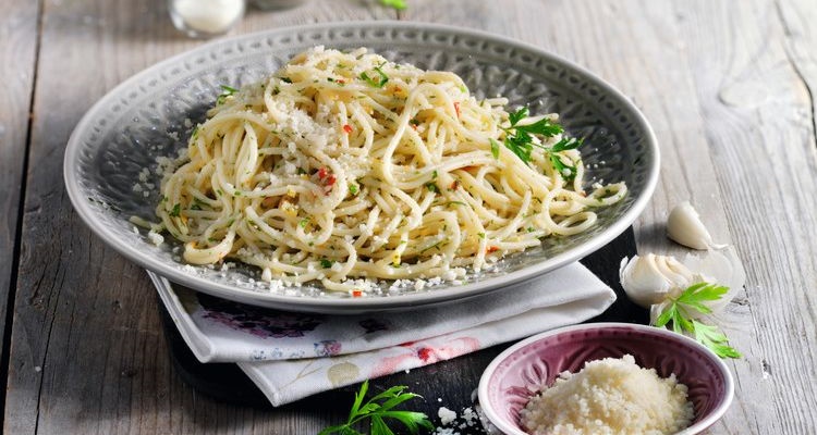 Espaguetis aglio e olio del Lidl
