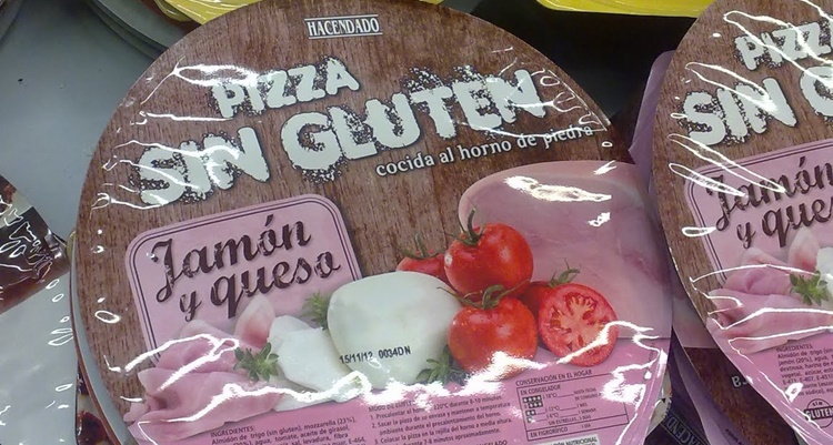 Pizza sin gluten de Mercadona