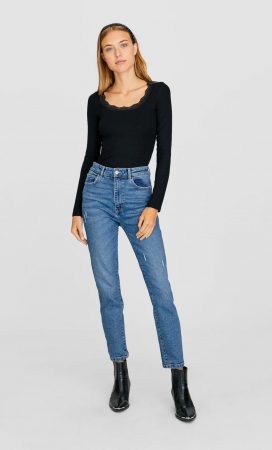 Camiseta de cuello redondo de Stradivarius