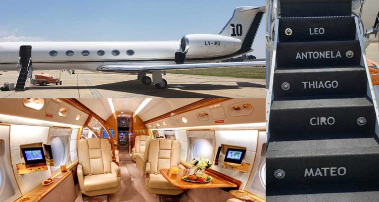 El error de Leo Messi con su avion propio