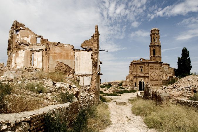 Belchite, pueblo abandonado de España