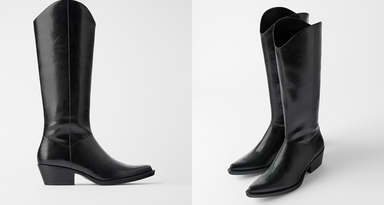 Botas altas estilo cowboy