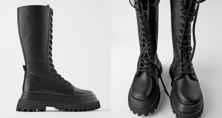 Botas militares de Zara