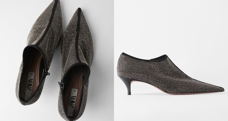Botines de brillos