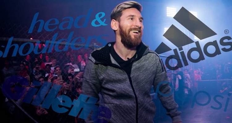 Marcas Messi, Cristiano Ronaldo, Neymar y sus ingresos