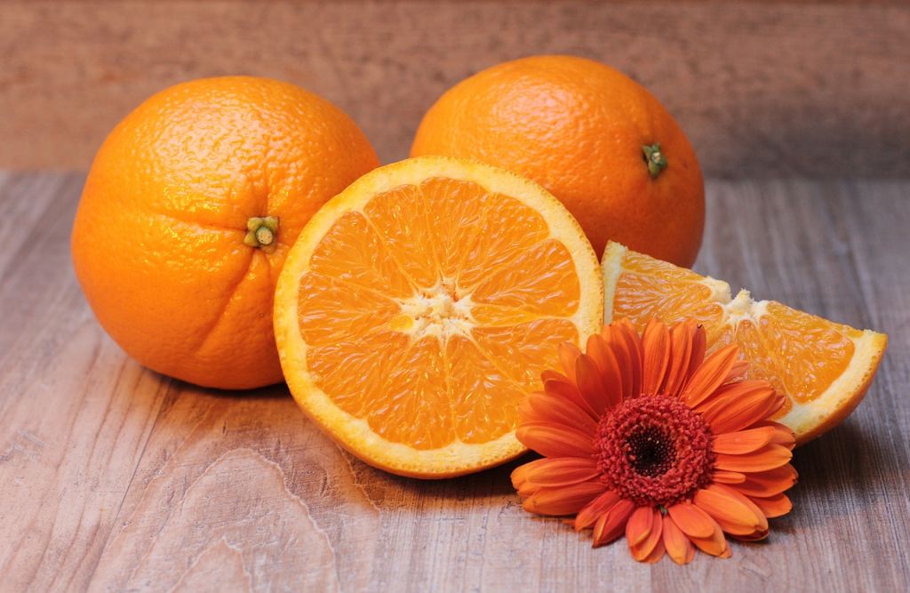 naranjas ricas en vitamina C