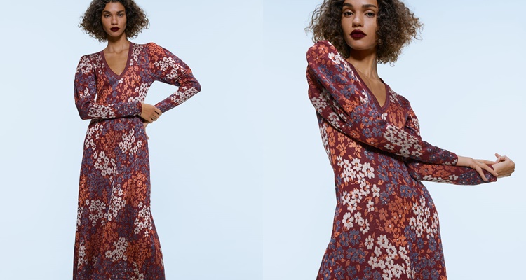 Vestido de flores de Zara