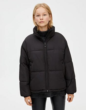 Cazadora cuello alto 