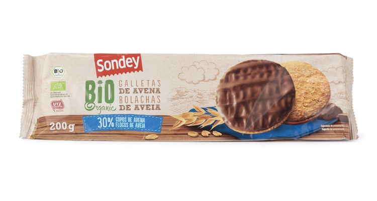 Galletas de avena integral con chocolate bio de Lidl