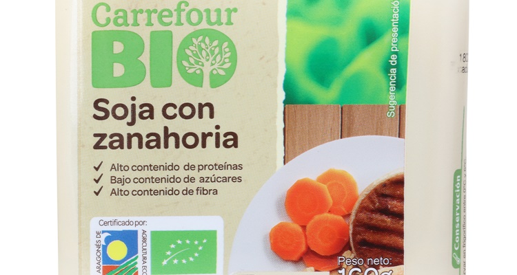Hamburguesa vegana de Carrefour