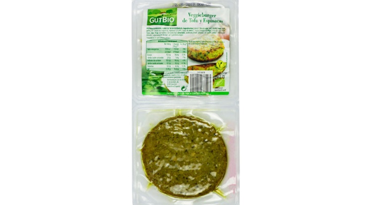 La Veggieburger de tofu y espinacas de Aldi