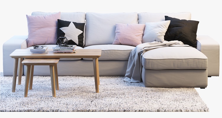 Salones de lineas minimal en Ikea