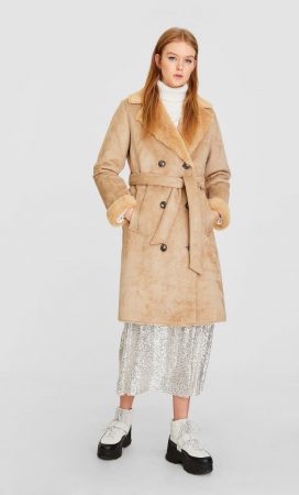 Abrigo de borreguito doble faz