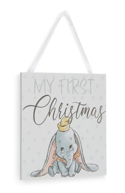 Cartel navideño dumbo