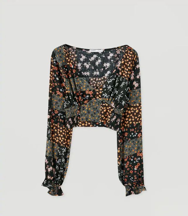 Blusa patchwork de Oysho