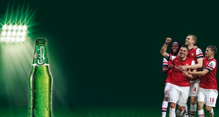 Cervezas Carlsberg imagen fútbol: Mahou, Heineken
