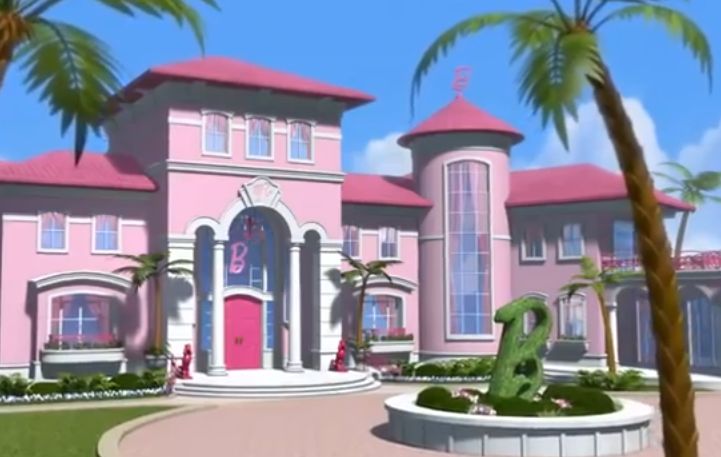 mansión Barbie dibujos