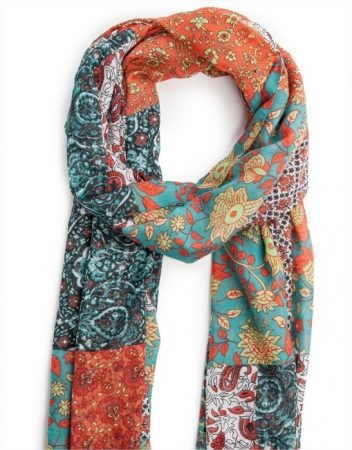 Fular estampado de Mango