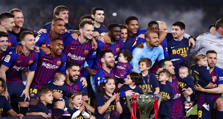 Hijos jugadores Barcelona