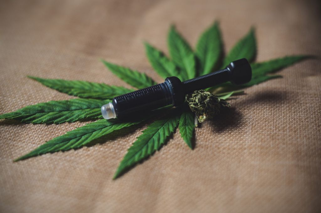 hoja de marihuana