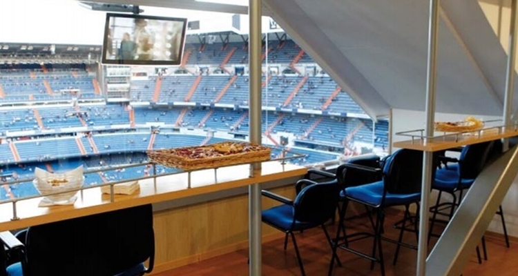 Palcos Real Madrid, Barcelona, estadios de fútbol